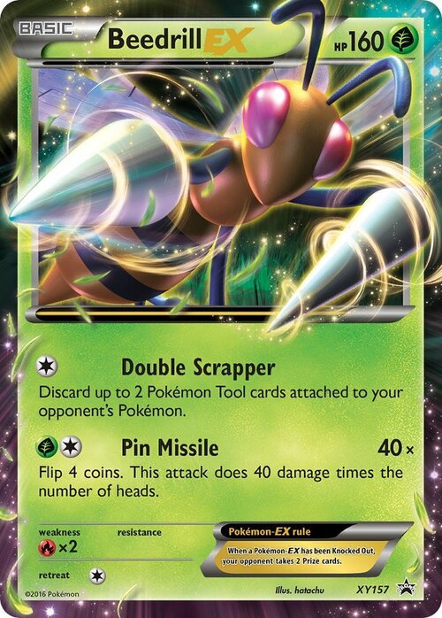 Beedrill EX Card Front