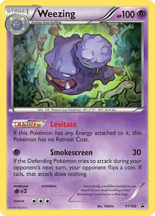 Weezing Card Front