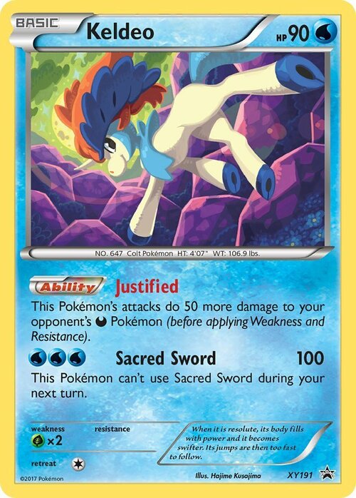 Keldeo Card Front