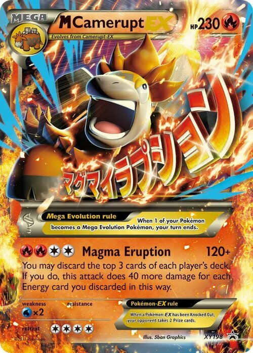 M Camerupt EX Card Front