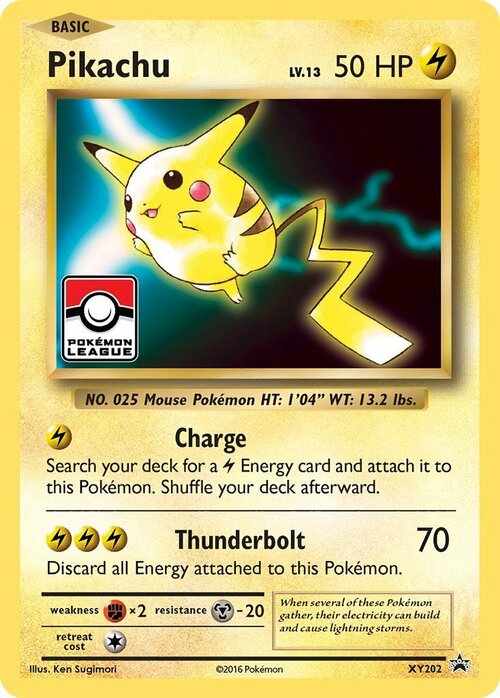 Pikachu Card Front