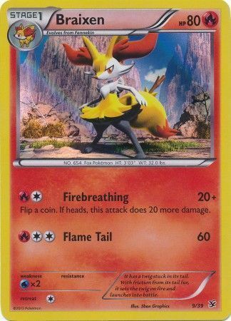 Braixen Card Front