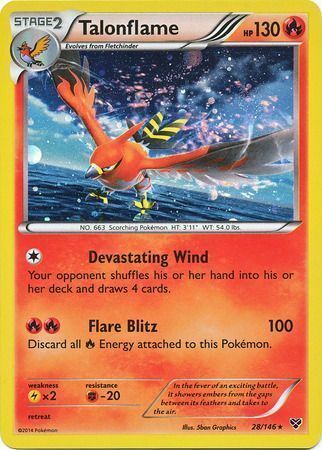 Talonflame Card Front