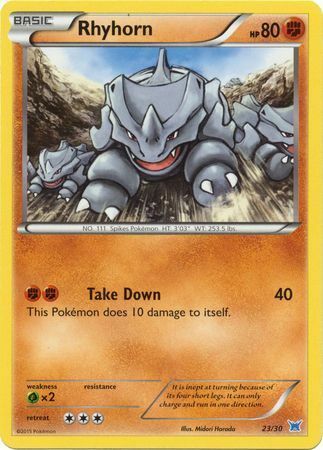 Rhyhorn Card Front