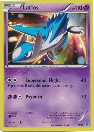 Latios Card Front