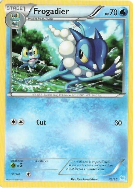 Frogadier Card Front