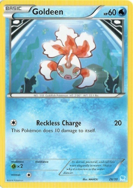 Goldeen Card Front