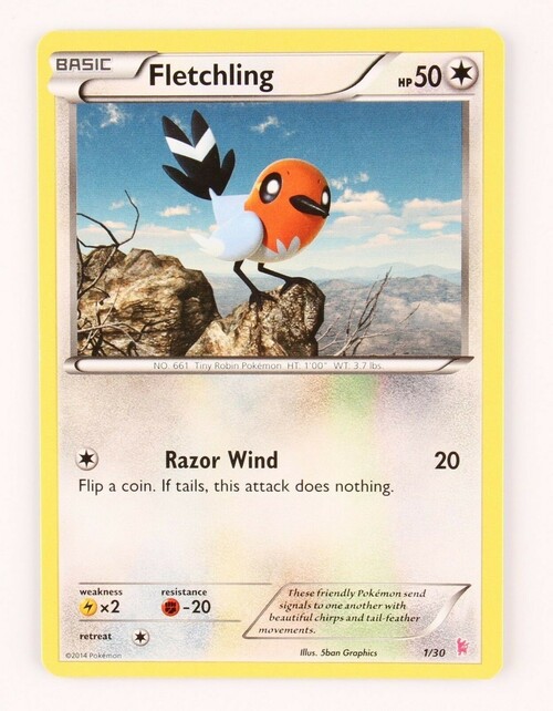 Fletchling Card Front