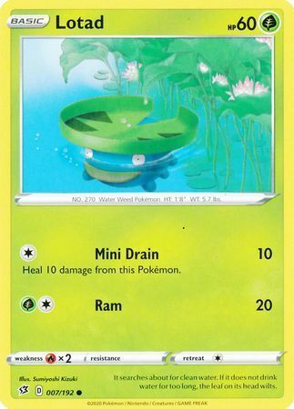 Lotad Card Front