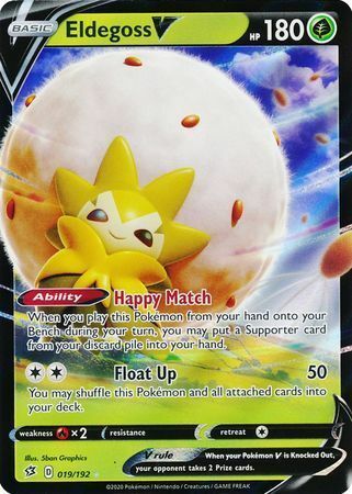 Eldegoss V Card Front