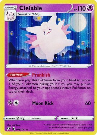 Clefable Card Front