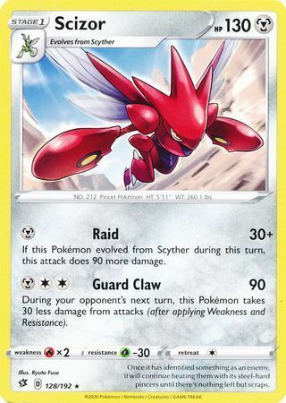 Scizor Card Front