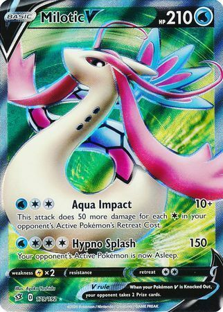 Milotic V Card Front