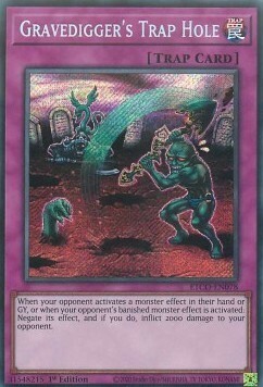 Gravedigger's Trap Hole Card Front