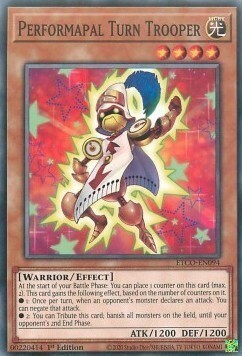 Performapal Turn Trooper Card Front