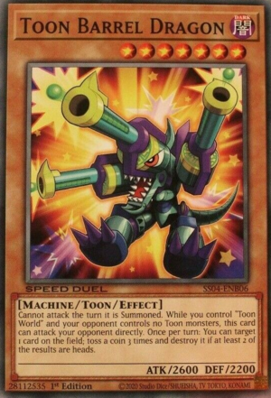 Toon Barrel Dragon Card Front