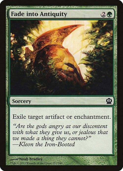 Fade into Antiquity Card Front