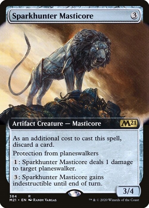 Sparkhunter Masticore Card Front