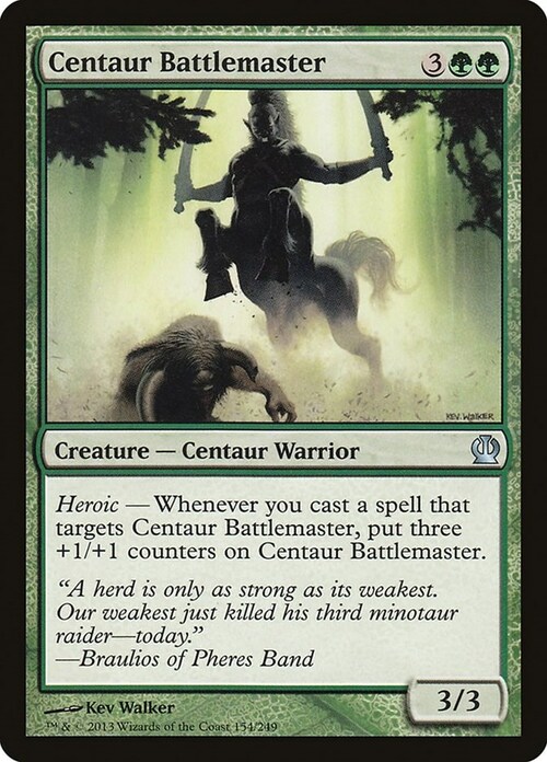 Centaur Battlemaster Card Front