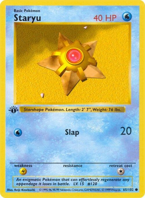 Staryu Card Front