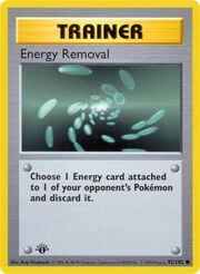 Energy Removal