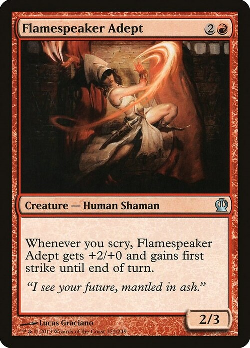 Flamespeaker Adept Card Front