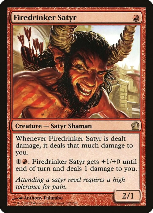 Firedrinker Satyr Card Front