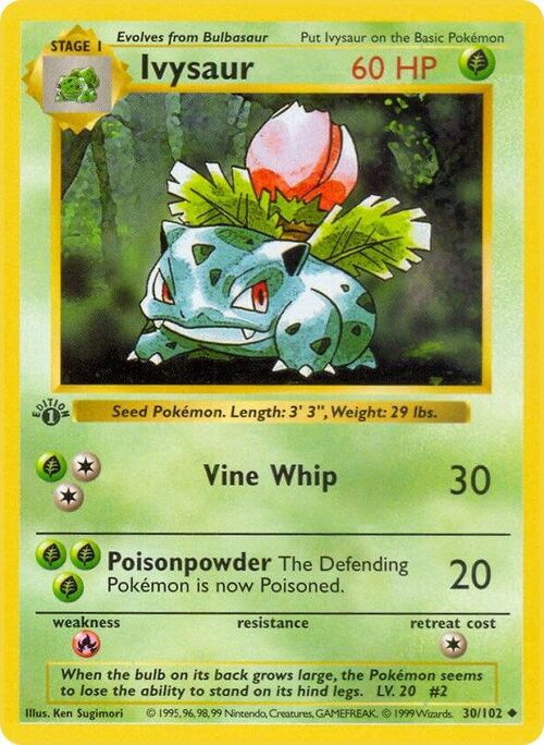 Ivysaur Card Front