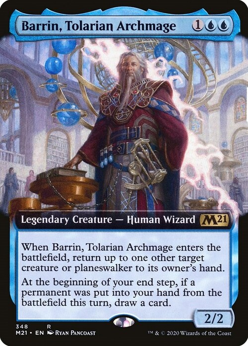 Barrin, Tolarian Archmage Card Front