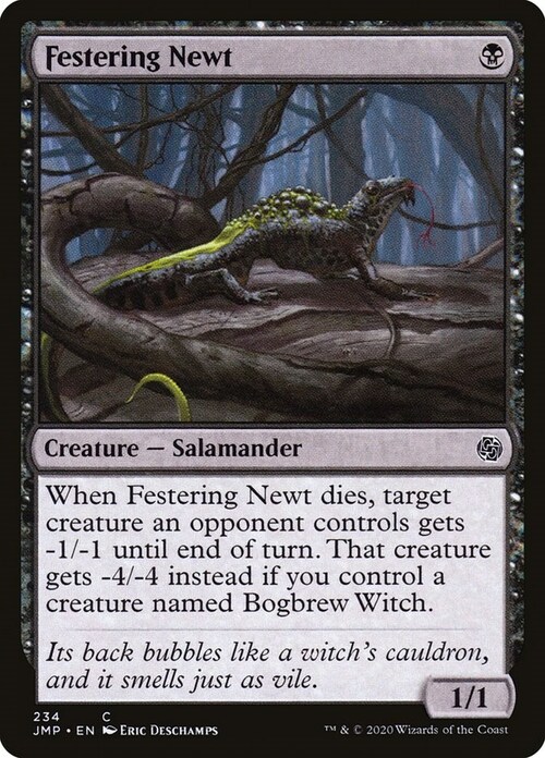 Festering Newt Card Front