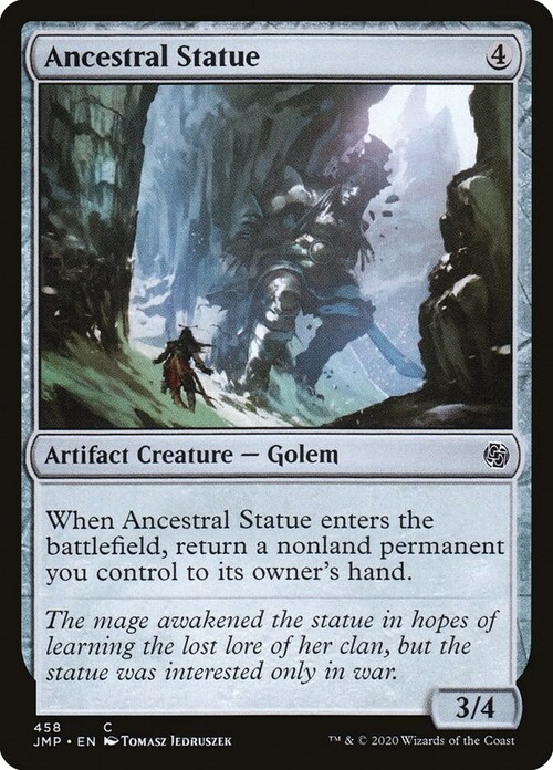 Ancestral Statue Card Front