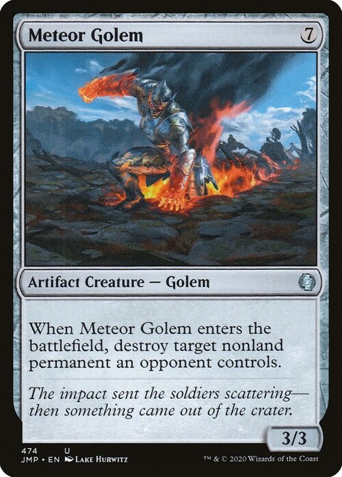 Meteor Golem Card Front