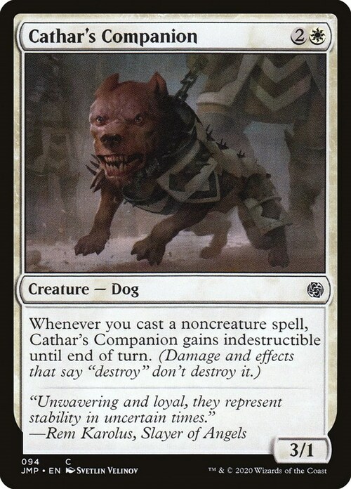 Cathar's Companion Card Front