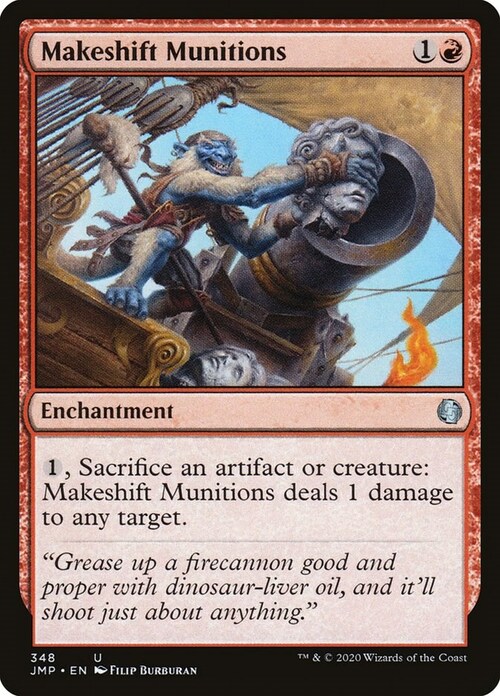 Makeshift Munitions Card Front