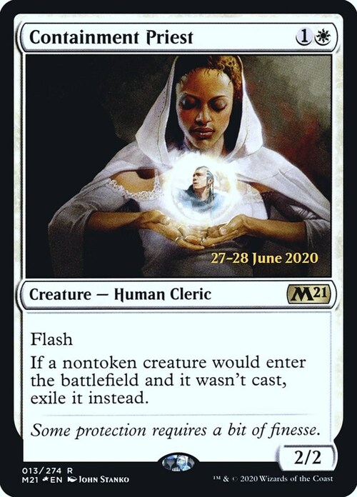 Containment Priest Card Front