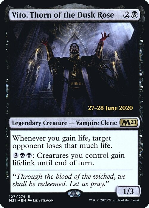 Vito, Thorn of the Dusk Rose Card Front