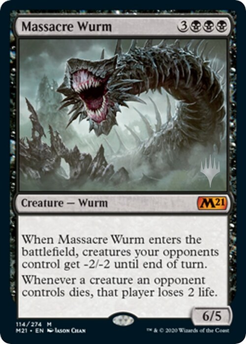 Massacre Wurm Card Front