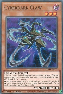 Cyberdark Claw Card Front