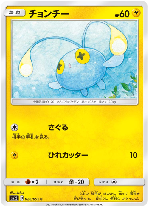 Chinchou Card Front