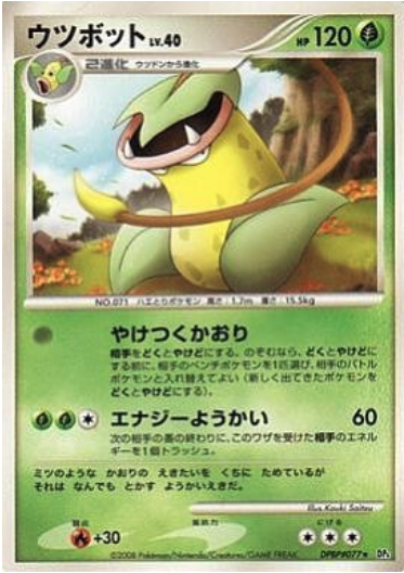 Victreebel Lv.40 Card Front