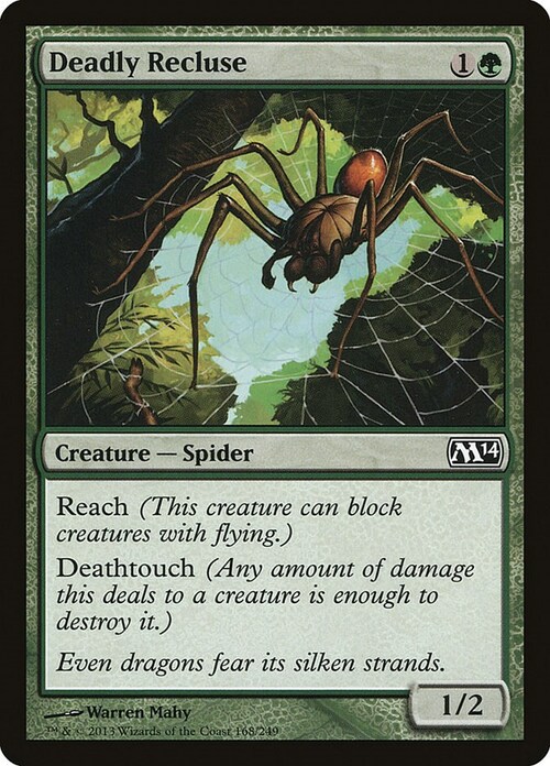 Deadly Recluse Card Front