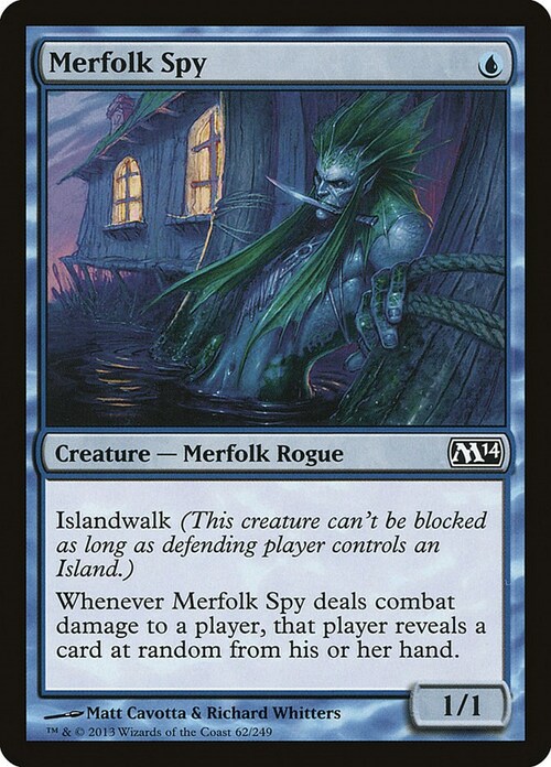 Merfolk Spy Card Front