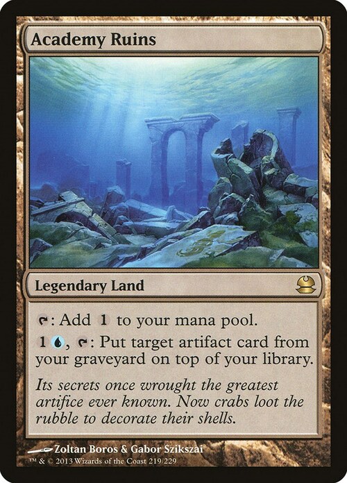 Academy Ruins Card Front