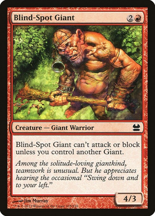 Blind-Spot Giant Card Front