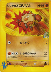 Chuck's Primeape Card Front