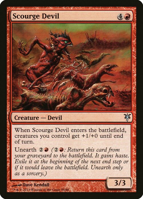 Scourge Devil Card Front