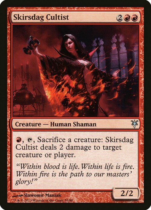 Skirsdag Cultist Card Front