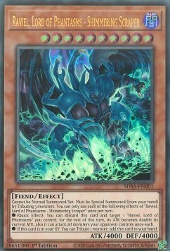 Raviel, Lord of Phantasms - Shimmering Scraper Card Front