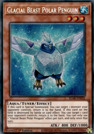 Glacial Beast Polar Penguin Card Front