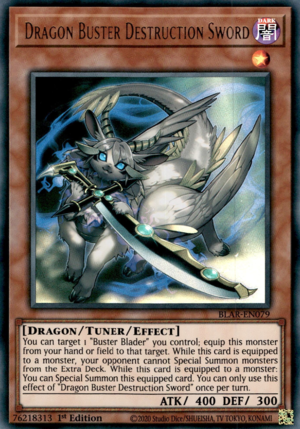 Dragon Buster Destruction Sword Card Front